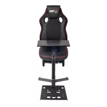 Racing Cockpit Subsonic SA5681 Schwarz Rot Kunstleder Mesh Metall