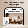 Automatischer Futterspender PETKIT YumShare Dual-hopper 2 mit Kamera, 5 L Kapazität, ABS und Edelstahl 304, Weiß
