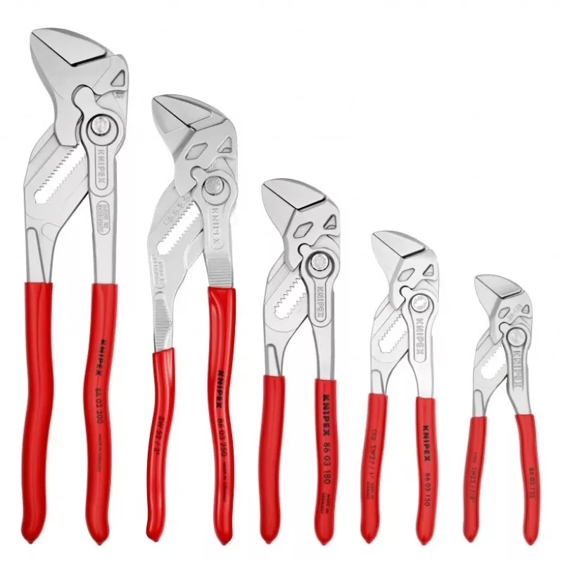 KNIPEX Kombizangen-Satz 5-teilig 125/150/180/250/300 mm