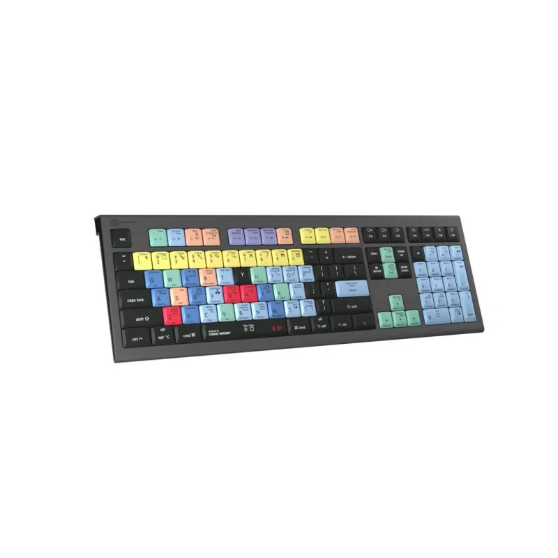 Logickeyboard LKB-CBASE-A2M-UK Tastatur Universal USB QWERTY UK-Englisch Schwarz