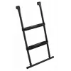 Trampolinleiter Salta 609 — Stahlleiter mit 2 Stufen, schwarz, 520 mm Breite, 980 mm Höhe