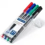 Permanentmarker Staedtler Lumocolor 317 WP4 Schwarz, Blau, Grün, Rot