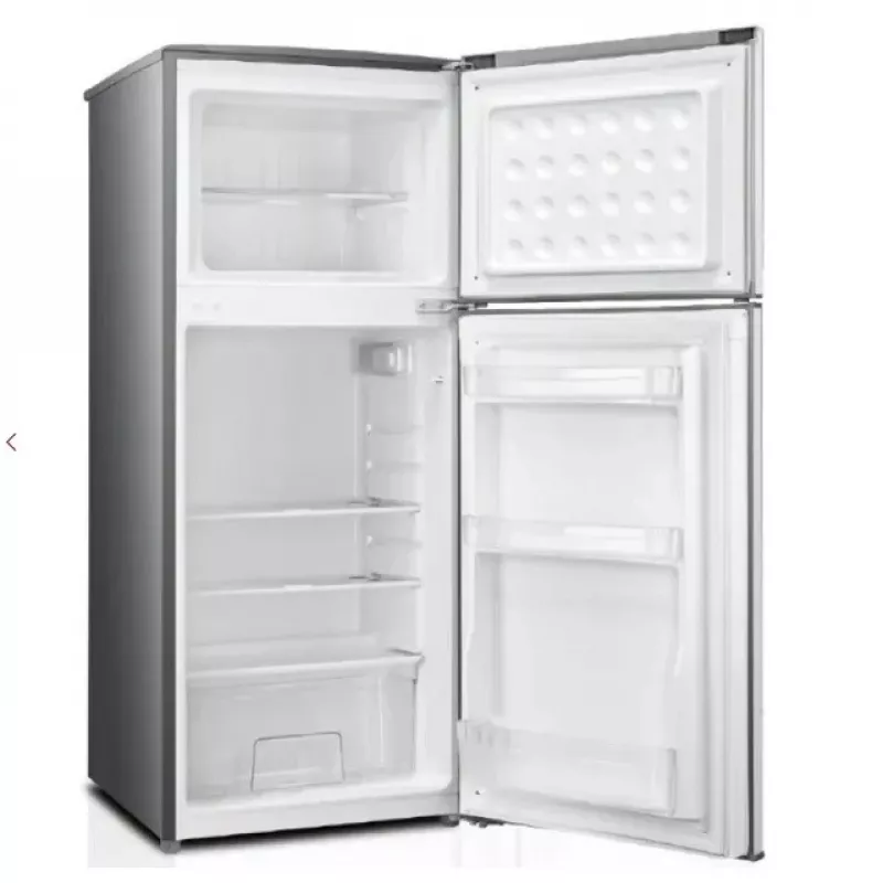 MPM MPM-125-CZ-11/E silberner Kühlschrank mit Gefrierfach