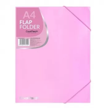 Coolpack Klappmappe PP, A4, pastellrosa