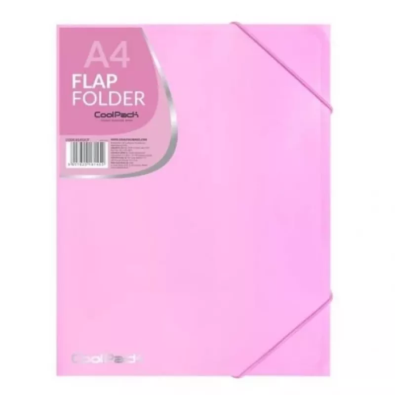 Coolpack Klappmappe PP, A4, pastellrosa