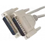 D-Sub-Kabel ShiverPeaks AK 4010 – 25-polig Stecker auf Stecker, 1,8 m