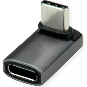 ROLINE USB4 40G Typ-C-Adapter ST/BU 90° breit Alu (12.03.2934)