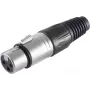 XLR-Steckverbinder ShiverPeaks BS55022-S – 3-polig Stecker, Gehäuseeinbau, schwarz