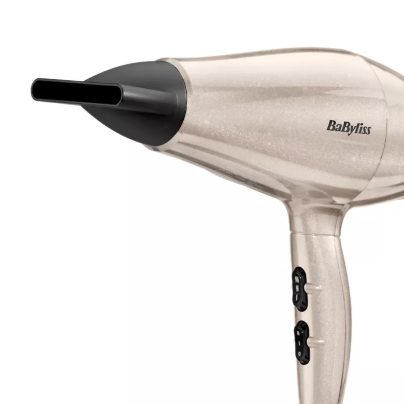 Haartrockner BABYLISS 5914PE — 2000 W, DC-Motor, 3 Heizstufen, 2 Geschwindigkeiten, Kaltstufe, Schwarz/Gold/Rosegold