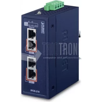 PLANET IPOE-270 Netzwerk-Switch Power over Ethernet PoE 4 RJ-45-Ports