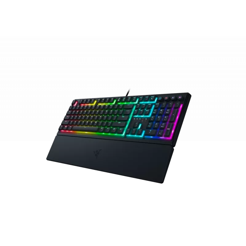 Razer Ornata V3 RGB Gaming USB Tastatur Schwarz Full-Size Kabelgebunden Mecha-Membrane