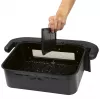 ProfiCook PC-FR 1313 H Doppel-Heißluftfritteuse, 10 L, 2400 W, schwarz/Edelstahl