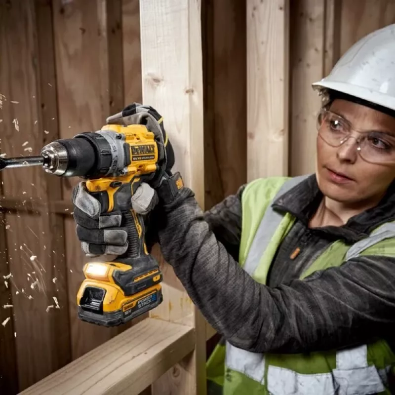 DeWALT DCD800E2T-QW Bohrmaschine 2000 U/min 1,28 kg Schwarz, Gelb