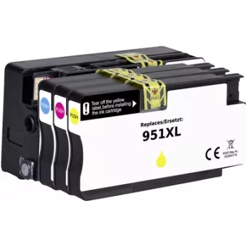 Renkforce Tinten-Kombipackung ersetzt HP 950 XL, 951 XL (C2P43AE) kompatibel Schwarz, Cyan, Magenta, Gelb RF-5705448 (RF-5705448)