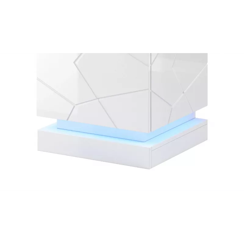 Nachttischbeleuchtung cama meble QIU, 2 Stück, RGB, Aufputz, AC-betrieben