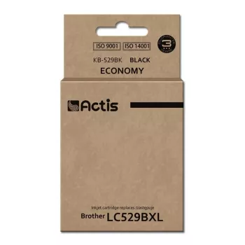 Tintenpatrone ACTIS KB-529Bk kompatibel für Brother, pigmentiertes Schwarz, 58 ml, Standardreichweite, Einzelpackung