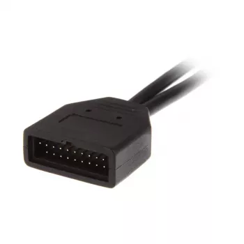 USB 19-Pin auf USB 9-Pin Adapterkabel 0,15 m, schwarz, No name ZUUS-173