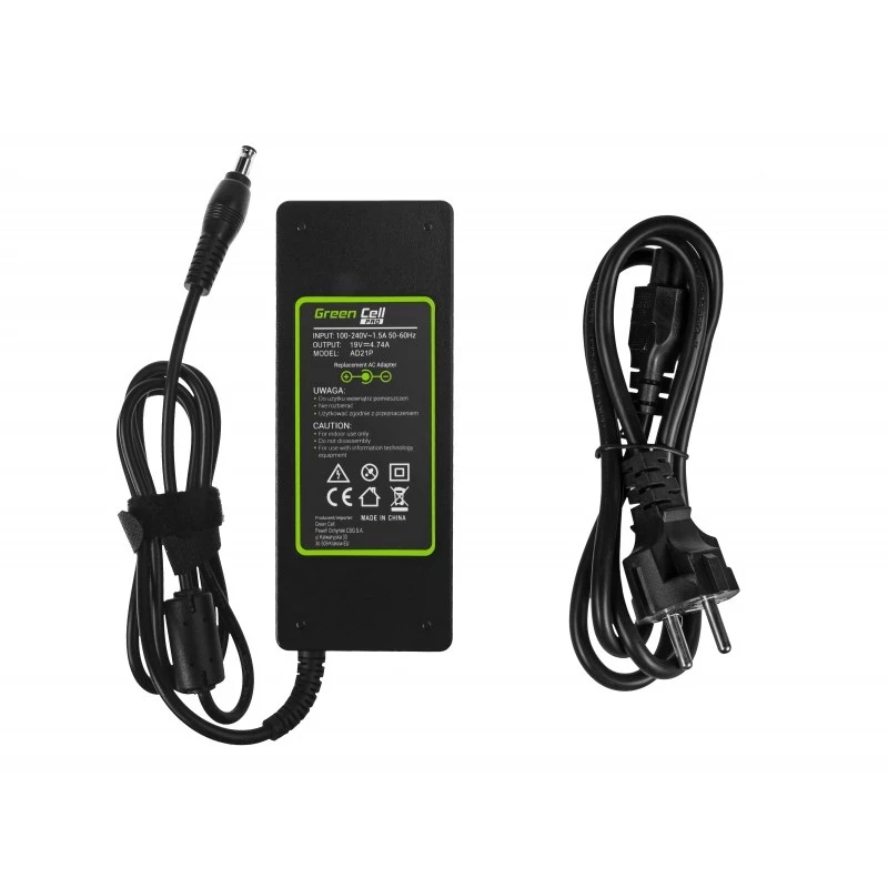 Green Cell AD21P Netzteil für den Innenbereich 90 W Schwarz