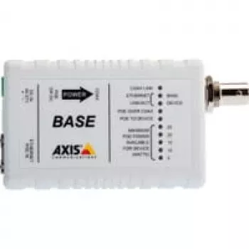 AXIS T8640 Ethernet Over Coax Adaptor PoE+ - Medienkonverter - Ethernet, Fast Ethernet - 10Base-T, 100Base-TX - RJ-45 / BNC (2er-Pack) - für AXIS P1346, P1346-E, P5534, P5534-