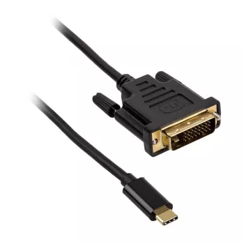DVI-Kabel Akasa AK-CBCA10-18BK 1,8 m DVI-D Schwarz