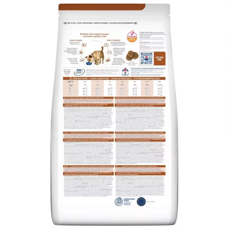 Hill's PD K/D Kidney Care Original - Trockenfutter für Hunde - 4 kg