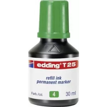 Nachfülltinte Patrone Edding T 25 grün 30 ml für kompatible Edding Marker