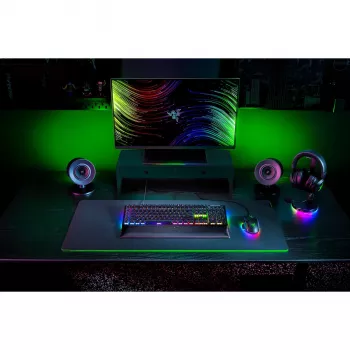 Razer SchwarzWidow V4 - Gelb Switch Linear - Mechanische Gaming-Tastatur