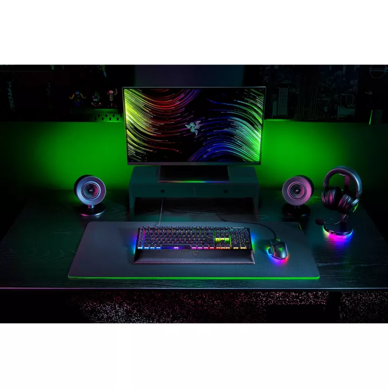 Razer SchwarzWidow V4 - Gelb Switch Linear - Mechanische Gaming-Tastatur