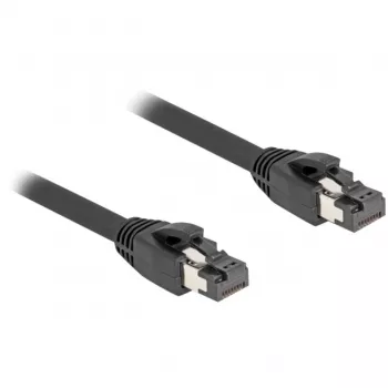 Netzwerkkabel DeLOCK RJ45 Cat.8.1 15m Schwarz