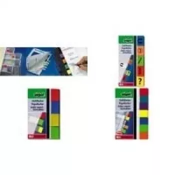 Selbstklebendes Etikett Sigel HN670 Blau Grün Rot Gelb 160 Stück