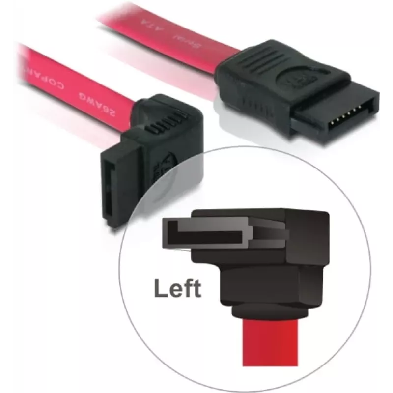 SATA-Kabel DeLOCK 84249 0,3 m Rot