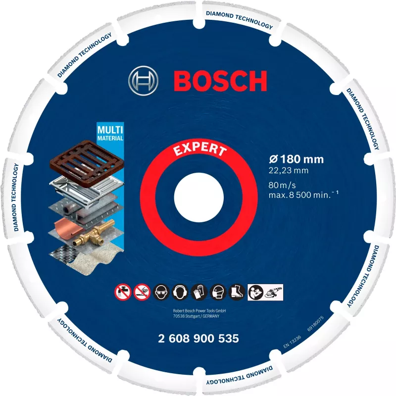 Bosch 2 608 900 535 Drehwerkzeug Schleif-/Schneidzubehör Gusseisen, Metall, Kunststoff Trennscheibe