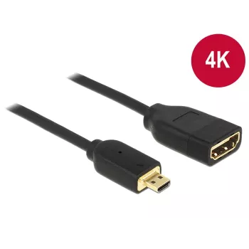 HDMI-Kabel DeLOCK 0,2 m HDMI-A/HDMI Micro-D