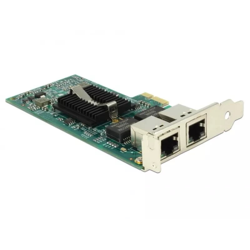 Delock PCIe-Karte 2x Gigabit LAN Netzwerkadapter