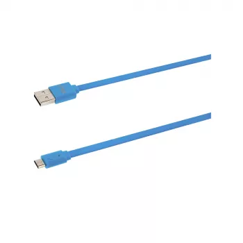 USB-Kabel Tellur TLL155011 1m USB A Micro-USB A Blau