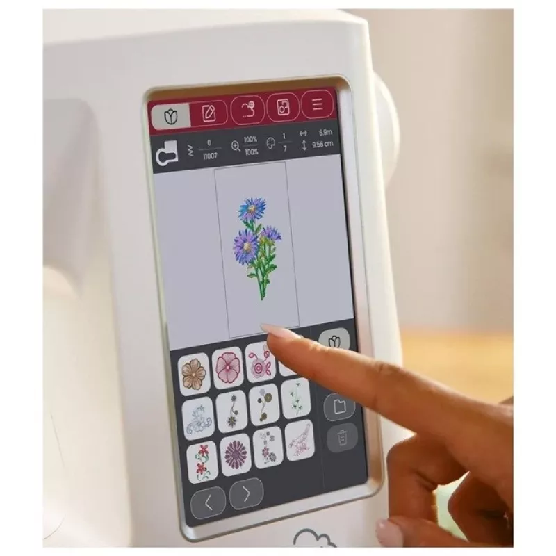 SINGER Näh- und Stickmaschine SE 9185 WiFi — multifunktionale Heimmaschine mit integrierter Stickfunktion und WLAN-Konnektivität