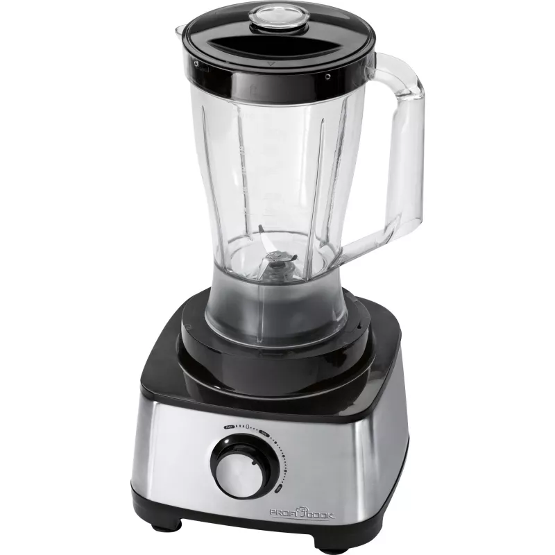 ProfiCook PC-KM 1063 Küchenmaschine 1200 W 1,75 L Schwarz, Edelstahl