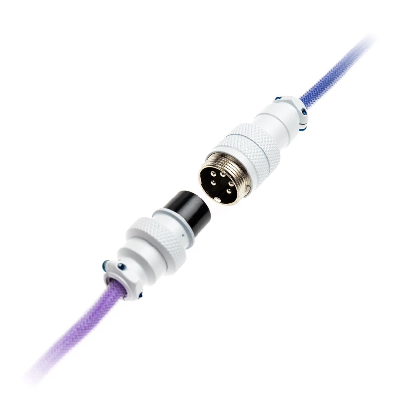 Ducky Premicord Afterglow Spiralkabel, USB Type-C auf Type-A - 1,8 m