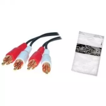 shiverpeaks Kabel / Adapter - 2 x RCA - Stecker - 2 x RCA - Stecker - gerade - gerade (BS40502)