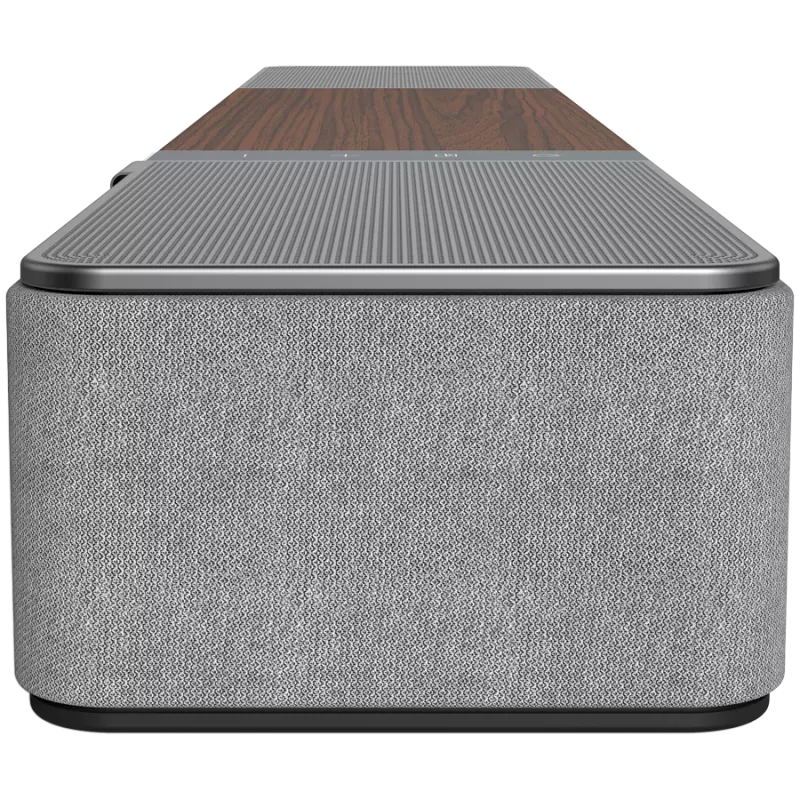 Soundbar KLIPSCH Flexus CORE 100 — 2.1 Kanäle, 100 W, integrierter Subwoofer, Grau/Walnuss