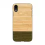 Smartphone-Hülle man and wood für iPhone XR — Bambuswald Schwarz