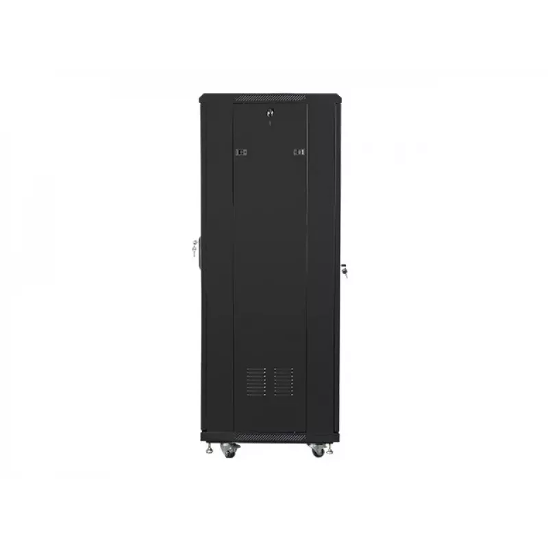 Lanberg FF01-6632-12B Rack-Schrank 32U Standschrank Schwarz
