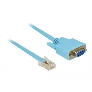 Serielles Kabel DeLOCK 63341 Blau 1m DB-9