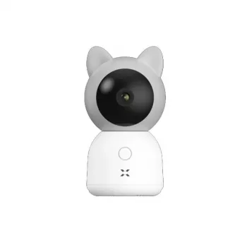 XENON X7201 Smart Baby Camera ohne Monitor, Wi-Fi, 3 MP, Nachtsicht, USB Typ-C, SD, Weiß