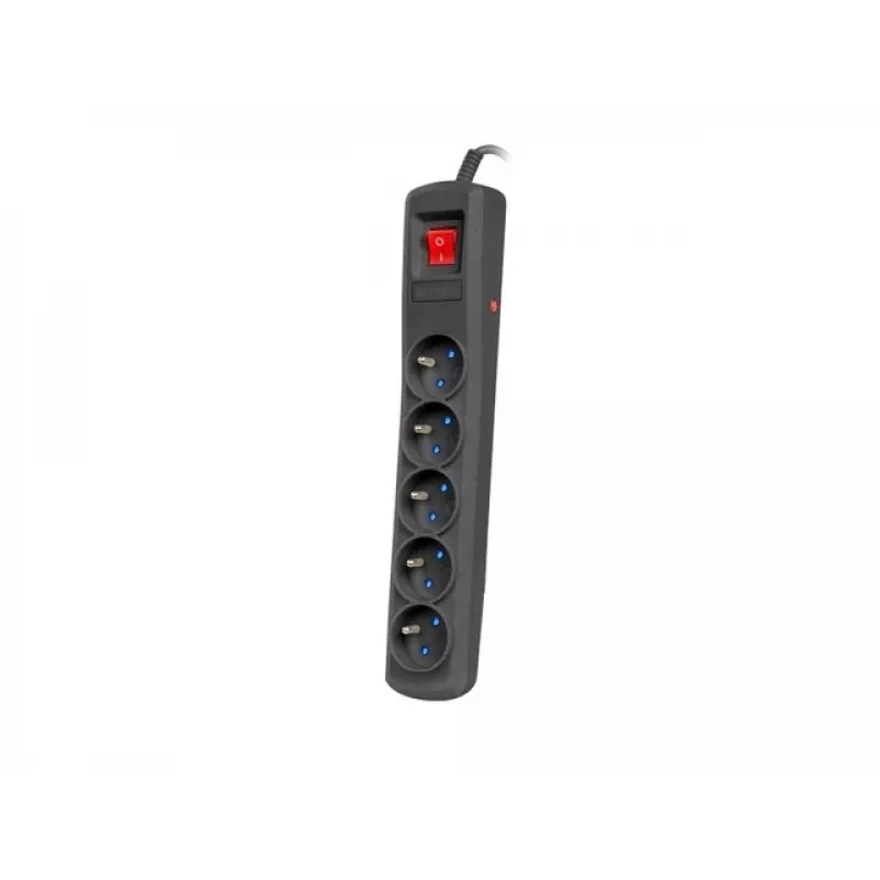 Steckdosenleiste ARMAC R5 1,5 m schwarz – Modell R5/CZ/15 mit 1,5 m Kabel