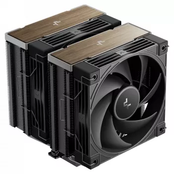 Luftkühler DeepCool AK620 G2, 120-mm-Lüfter, kompatibel mit LGA1700/1200/115x und AM4/AM5, schwarz, 144×127×159 mm