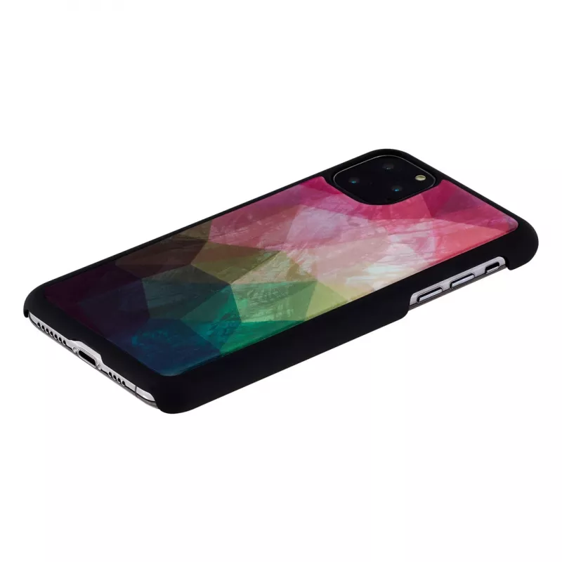 Schutz-Hülle iKins für iPhone 11 Pro Max – Water Flower Schwarz