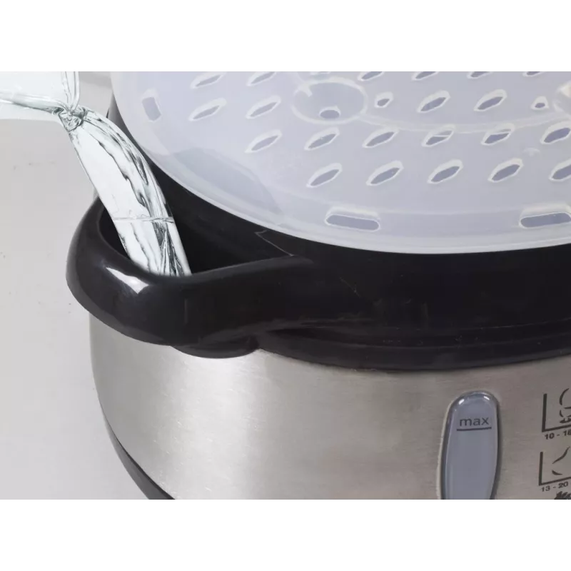 Dampfgarer Beper BC.250 3 Körbe Arbeitsplatte 800 W Edelstahl