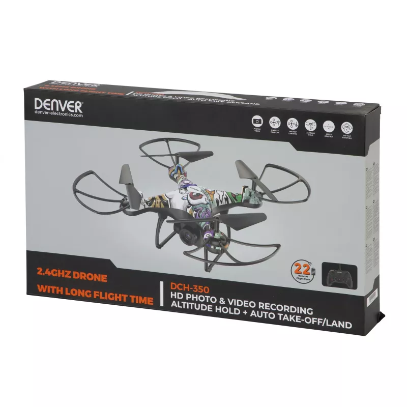 Drone Denver 2,4 GHz mit HD-Kamera und Höhenhaltung