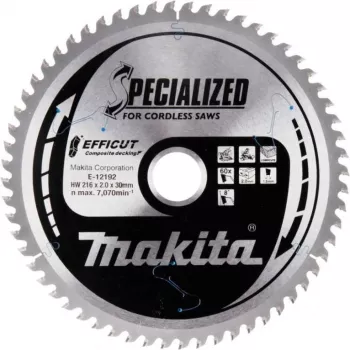 Makita Efficut - Kreissägeblatt - für Holz, Metall, WPC (Wood-Plastic-Composites)